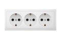 Triple electrical socket Type F.