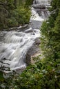 Triple falls in Dupont Forest in North Carolina Royalty Free Stock Photo