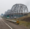 Triple hump bridge Royalty Free Stock Photo