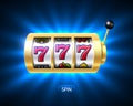 Triple sevens casino jackpot banner