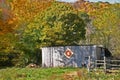 Triple Star Quilt Barn Royalty Free Stock Photo