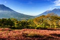 Triple volcano view, Antigua, Guatemala