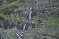 A triple waterfall view.