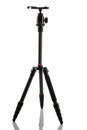 Tripod For Camera Stand With Hydraulic Head Ball isolated on white background Royalty Free Stock Photo