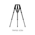 Tripod Film Camera Icon Cinema Production Element