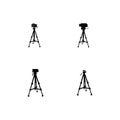 tripod logo Royalty Free Stock Photo