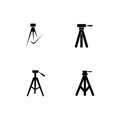 tripod logo Royalty Free Stock Photo