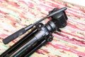 Tripod stand for camera Royalty Free Stock Photo