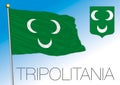 Tripolitania regional flag and coat of arms, Libya