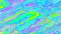 Trippy holographic background. Rainbow wavy texture. Fluid iridescent pattern. Psychedelic neon waves.