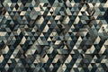 a trippy optical illusion of repeating triangles, with each one getting smaller in size Royalty Free Stock Photo