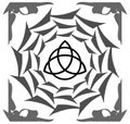 Triquetra on artistic fantasy isolated