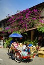 PINANG, 14 JANUARY 2017 - Street scene in Georgetown, Pinang Island, Malaysia, Asia