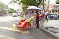 Trishaw in Penang, Malaysia.