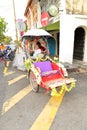 Trishaw in Penang, Malaysia.