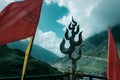 Trishul in Kedarnath valley Uttarakhand India