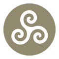 Triskelion symbol icon