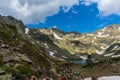 Tristaina high mountain lakes in Pyrenees, Andorra.