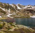 The Tristaina lakes in Andorra Royalty Free Stock Photo