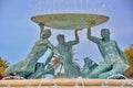 The Triton Fountain In Valletta, Malta.