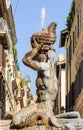 Triton fountain in Barberini square, Rome, Quirinal