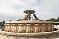 Triton Fountain in capital of Malta - Valletta, Europe