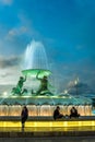 Triton Fountain, Floriana, just outside Valletta, Malta.