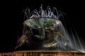 Triton fountain, Malta Royalty Free Stock Photo