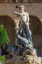 Triton fountain in Monreale Royalty Free Stock Photo