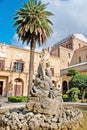 The Triton fountain in Monreale Royalty Free Stock Photo