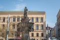 Triton Fountain - Olomouc, Czech Republic Royalty Free Stock Photo