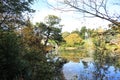 Triton Lake at Powerscourt Estate, County Wicklow - Ireland nature tours - No. 3 garden in world Royalty Free Stock Photo