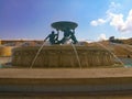 Tritons; fountain in Valletta, Malta