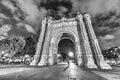 Triumph Arc in Barcelona at night, Spain Royalty Free Stock Photo