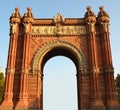 Triumph Arch, Barcelona Royalty Free Stock Photo