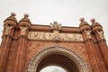 Triumph Arch of Barcelona, Spain Royalty Free Stock Photo