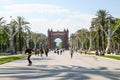 Triumph Arch in Barcelona, Spain Royalty Free Stock Photo