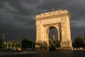 Triumph Arch in Bucharest, Romania Royalty Free Stock Photo