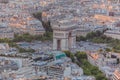 Triumph Arch Paris Royalty Free Stock Photo