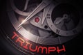 Triumph on Automatic Wristwatch Mechanism. 3D.