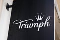 Triumph brand sign and text logo of shop international fashion women lingerie underwear