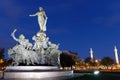 The Triumph of the Republic in the center of the place de la Nation square, Paris, France. Royalty Free Stock Photo