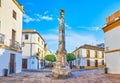 Triumph of San Rafael monument in Potro Square, Cordoba, Spain