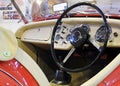 Triumph TR3 British Sports Car Cockpit / Interior