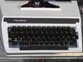 Triumph typewriter Royalty Free Stock Photo