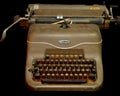 Triumph typewriter Royalty Free Stock Photo