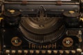 Triumph typewriter manufactured in 1930