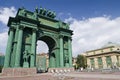 Triumphal Arch Royalty Free Stock Photo