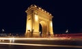 The Triumphal Arch Arcul de Triumf in Bucharest, the capital of Romania. Historic monument Royalty Free Stock Photo