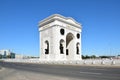 Triumphal arch in Astana, Kazakhstan Royalty Free Stock Photo